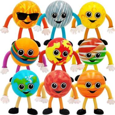 Imagem de Brinquedos de Planetas Flexíveis ArtCreativity - Conjunto com 11 Peças