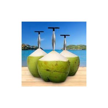 Imagem de Furador de Coco Metal e Plastico 16 cm - Facilite