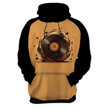 Imagem de Blusa com Capuz Disco de Vinil e Notas Musicais - A Fabriqueta, GG