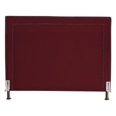 Imagem de Cabeceira de Cama Box Estofada 195 cm King Viviane Suede - Fina Mobíli