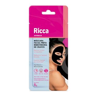 Imagem de Ricca Máscara Facial Preta Removedora de Cravos