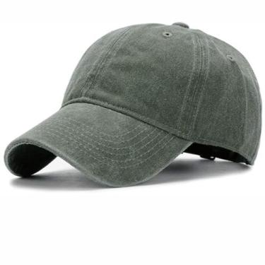 Imagem de Boné de BeiseBol Liso Aba Curva Esportivo Unissex Para Corrida Caminha