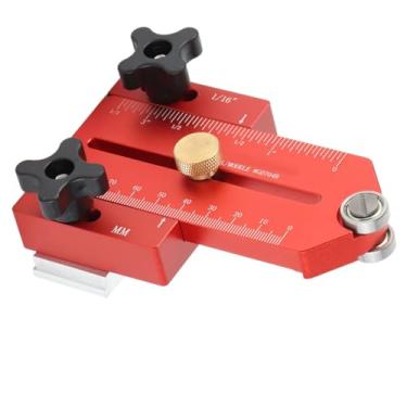 Imagem de Ferramenta Guia de Serra de Mesa de Gabarito Ripada Fina para Repetir Cortes Estreitos de Tira Com Estrutura de Alumínio de Precisão para Trabalhar Madeira