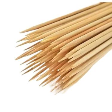 Imagem de 1000 Palito Espeto Bambu Churrasco Espetinho Churrasquinho Artesanato espeto churrasco(5000-25 CM)