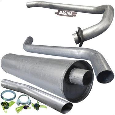 Imagem de Kit Escapamento Completo F2000 Motor Mwm 1980 A 1992 - Genérico