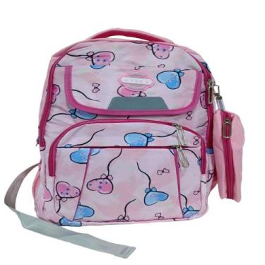 Imagem de Mochila infantil juvenil feminina - Volta as aulas - G502, Rosa