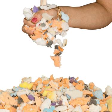 Imagem de Flocos De Espuma Para Enchimento Almofada Puff 40 Litros