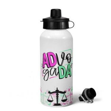 Imagem de Garrafa Squeeze MQ Profissões - Advogada - 600ml - JPS INFO