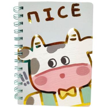 Imagem de Agenda Espiral Anotações 80 Páginas Animais Capa 4 - Quanhe