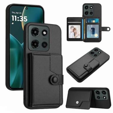Imagem de Moment Dextrad Capa para celular Moto G 2025, carteira com 5 compartimentos múltiplos, [bloqueio RFID] Proteção interna de couro de camada dupla de TPU, capa flip com suporte para Moto G 5G 2025