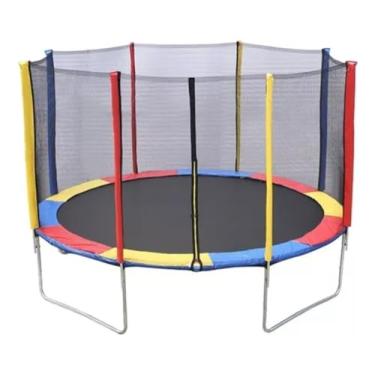 Imagem de Cama Elastica Infantil 1,8 Metros Pequena Até 100kg - Pula Pula De Criança Pequeno (4,27 Metros)