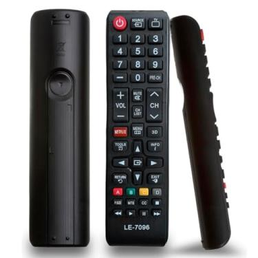 Imagem de Controle remoto Compatível com Samsunng Smart TV, LED, LCD, botão Netflix, Universal, substituto, infravermelho, pronto para uso.