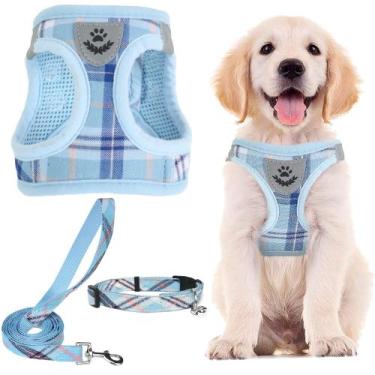 Imagem de Conjunto de coleira e coleira para animais de estimação PUPTECK ajustá