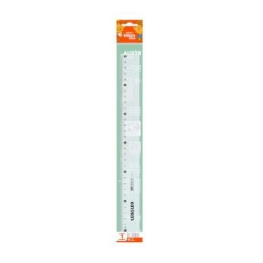 Imagem de REGUA PLASTICA 30 CM PCT/25 UND LEOELEO