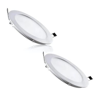 Imagem de 2 Plafons Led De Teto Philips 18w Redonda 4000k Bivolt