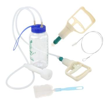 Imagem de Bothyi Manual da máquina de ordenha de vaca para esforço de gado economizando kit de ordenhador de vaca portáteis suprimentos de ordenha Uso de laticínios, Teato Único 1000ml