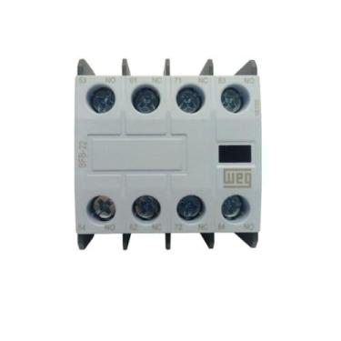 Imagem de Bloco de Contato Auxiliar Frontal BFB-22 para CWB9-80 2NA+2NF WEG