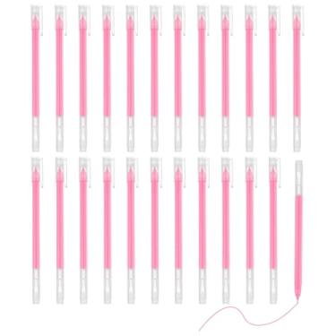 Imagem de PATIKIL 24 canetas de gel coloridas, canetas de gel pastel de ponta fina de 0,5 mm, tinta de alta luz para projetos faça você mesmo, pintura, diário, caderno, desenho de papel preto, 15 cm de