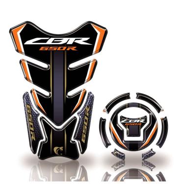 Imagem de Adesivo Protetor Tanque E Bocal Honda Cbr 650R + 2018 Laranja