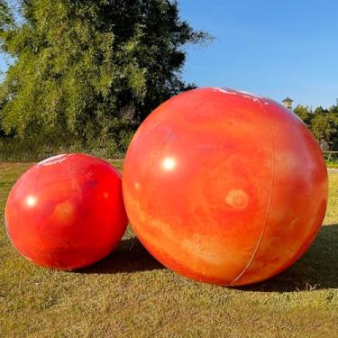 Imagem de OZIS Balão Inflável Grande De 60'' Com Planeta Solar E Luz Led, Bomba Ar, Sistema Hermético Pvc Para Decoração Instituições Educacionais/Planetários/Igrejas