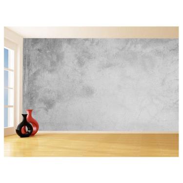 Imagem de Papel De Parede 3D Concreto Queimado Liso Cinza 3,5M Kkt23