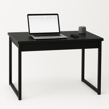 Imagem de Escrivaninha Industrial Plus Mesa Home Office Preto - Rede Móveis