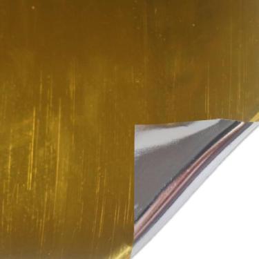 Imagem de Vinil Adesivo Metálico 61x100cm - vinil paulista, Metálico Dourado