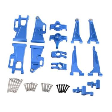 Imagem de YIJU Peças de reposição para carros RC 1:14, veículos e brinquedos de controle remoto, 7 peças, acessórios compactos e resistentes ao desgaste para 14209, Azul