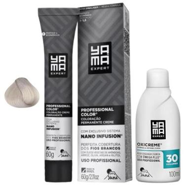 Imagem de Kit Coloração Yama Nano Infusion Profissional 12.11 Louro Extra Claro 