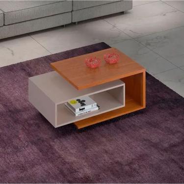 Imagem de Mesa De Centro Diva Jcm Movelaria - Cinamomo/off
