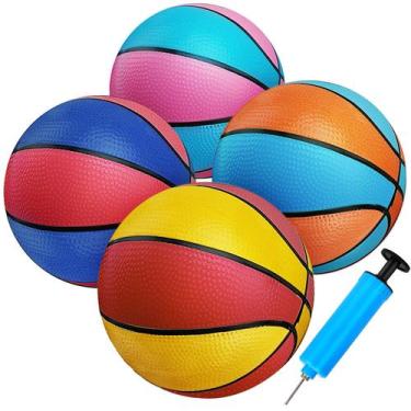 Imagem de Conjunto Mini Basketball Qirptey com bomba de 7 polegadas tamanho 3 pa