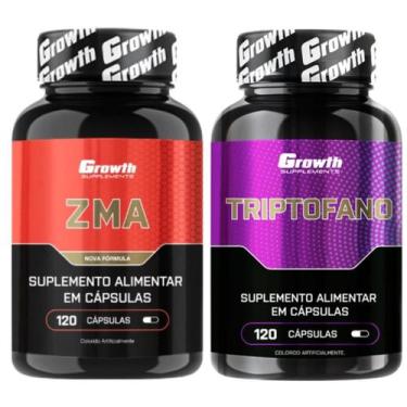 Imagem de Zma 120 Caps + Triptofano 120 Caps Growth Supplements