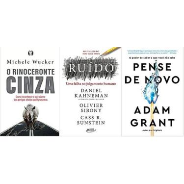 Imagem de Kit 3 livros rinoceronte cinza + ruido + pense de novo