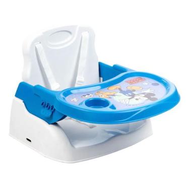 Imagem de Cadeira de Alimentação Booster Bebê Dobrável Styll Baby - Disney, Azul