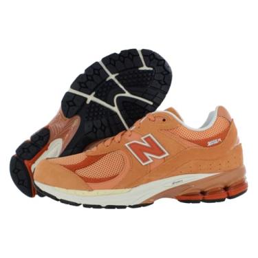 Imagem de New Balance Tênis unissex 2002R, Marrom/laranja, 9.5 Women/8 Men