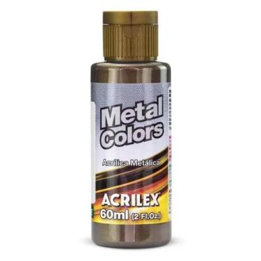 Imagem de 60ml Tinta Metal Colors Acrilex Acírilica Metalica - Escolha A Cor + N