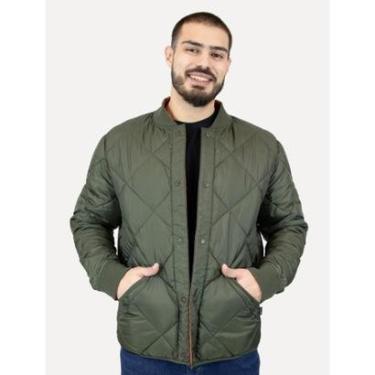Imagem de Jaqueta Calvin Klein Jeans Dupla Face Bomber Reversivel Verde Oliva-Masculino