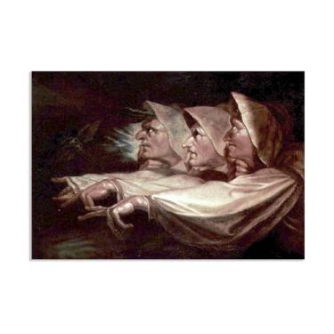Imagem de SDYJ6GSW Henry Fuseli Canvas Art Giclee Impressão Giclée Reclinável Piano Professor Poster em Tela Famosa Imagem de Pintura para Sala de Estar Quarto Decoração de Parede por Henry Fuseli110x80cm