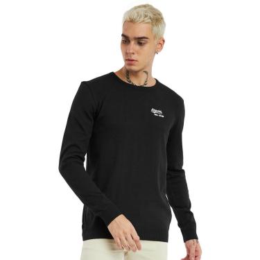 Imagem de Suéter Aeropostale Masculino Tricot Orig Brand Preto-Masculino