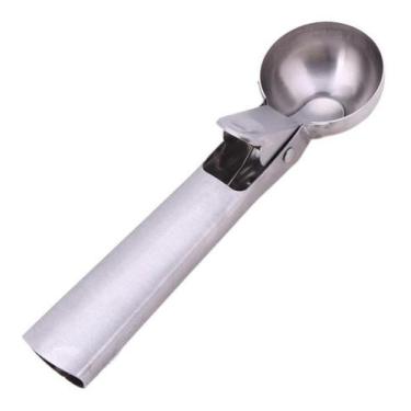 Imagem de Colher De Sorvete Bola Ejetor Inox Profissional - Wellmix, Sorvete, In