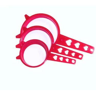 Imagem de Peneiras Love Jogo com 3 Peças Kit 9, 11 e 15 cm para Cozinha Cores Ve