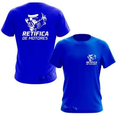 Imagem de Camiseta Retífica de Motores - Norte Uniformes, Azul Royal, GG