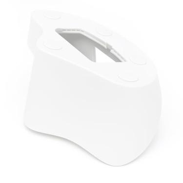 Imagem de FineUsea Ajuste ergonômico de base/suporte, suporte de base compatível com Logitech Ergo M575 (branco e preto) (branco)