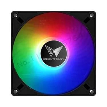 Imagem de Ventilador RGB Ultrafino 9cm 15mm 25mm Slim ITX Case Cooler 5V 3Pin AR