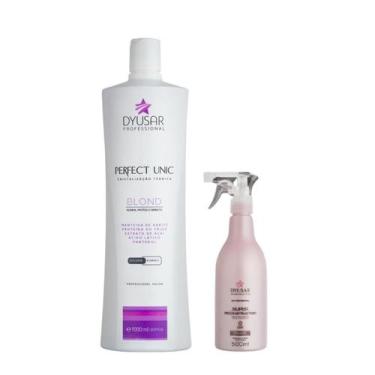 Imagem de Másc. Reestruturadora Unicplastia Blond 1L + Queratina 500Ml - Dyusar 