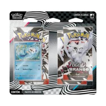 Imagem de Blister Quadruplo Oshwott Fogo Branco Pokémon - Copag 35899