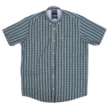 Imagem de Camisa Masculina Manga Curta Xadrez Verde TXC 38410