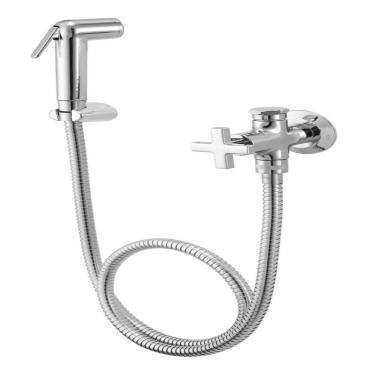 Imagem de Ducha Higiênica com Derivação 1860 1/4 de Volta Nya Cromado