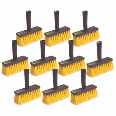 Imagem de 10 Broxa Escova Retangular 11,7 x 4,3Cm Odim Pintura Limpeza