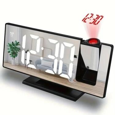 Imagem de Despertador De Projeção De Tela Grande Multifuncional Inteligente Quar